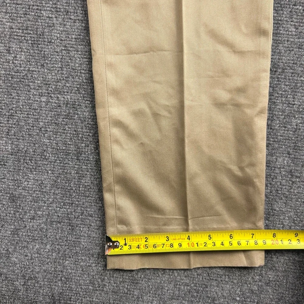 Banana Republic Mens Tailored Slim Fit Non-Iron Chinos Khaki 30x32